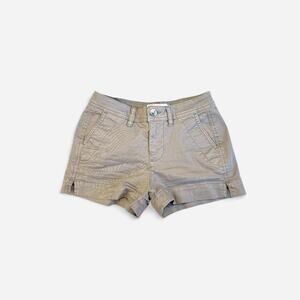 Gray low rise khaki style shorts - size 2 from LOGG